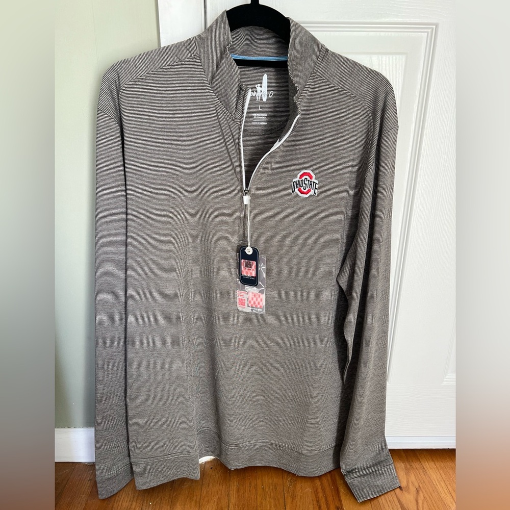Johnnie-O Ohio State NEW WITH TAGS quarter zip